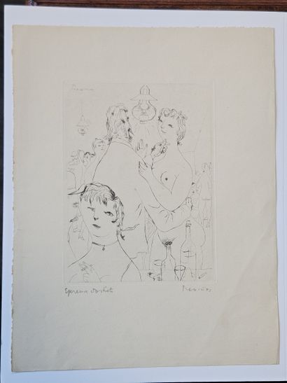 Mario PRASSINOS (1916-1985)
Guillaume Apollinaire,...