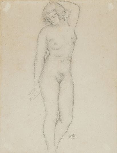 Aristide MAILLOL (1861-1944)
Nu féminin le...