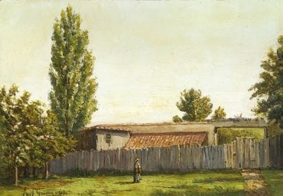 Paul Camille GUIGOU (1834-1871)
La palissade...