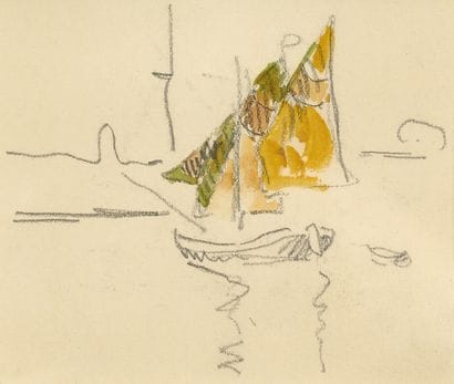 Henri Edmond CROSS (1856-1910)
Les voiles...