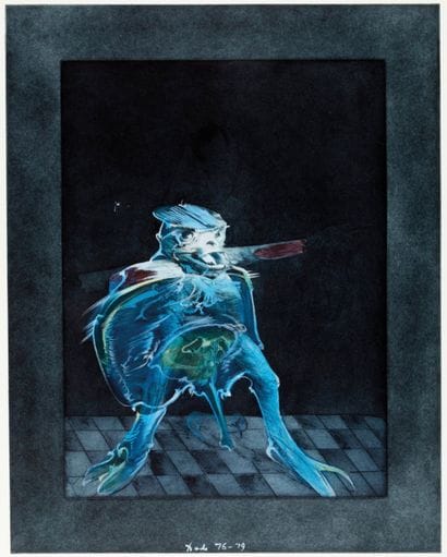DADO (1933-2010) 
Lyov, monstre bleu, 1979....