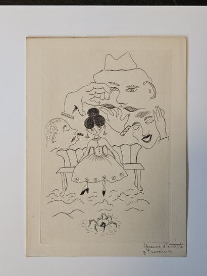 Giselle PRASSINOS (1920-2015)
Le Feu Maniaque,...