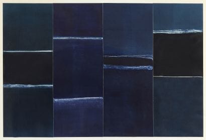 Gary PALLER 
Forme bleue, 1987 
Monotype,...