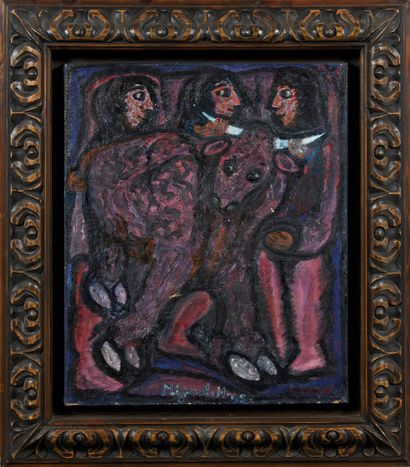 Miguel HERNANDEZ (1893-1957)
Three figures...