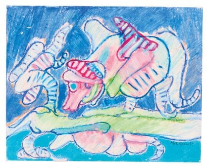 France MITROFANOFF (1942)
Blue, green and...