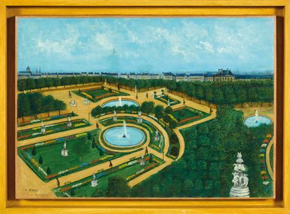 Louis VIVIN (1861-1936)
The Tuileries
Oil...