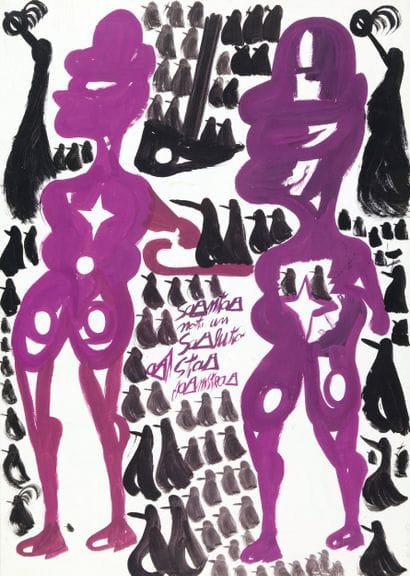 Carlo ZINELLI (1916-1974)
A. Couple and Birds,...