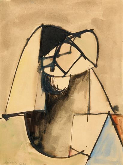 Jean HÉLION (1904-1987)
Composition, 1936
Ink...