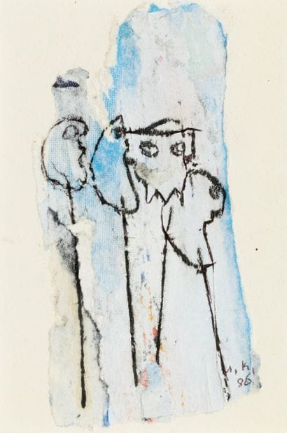 Slavko KOPAC (1913-1995)
Characters, 1986
Collage...