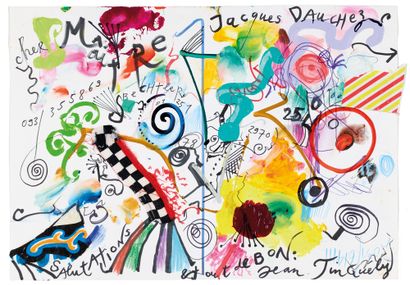 Jean TINGUELY (1925-1991)
Dear Master......