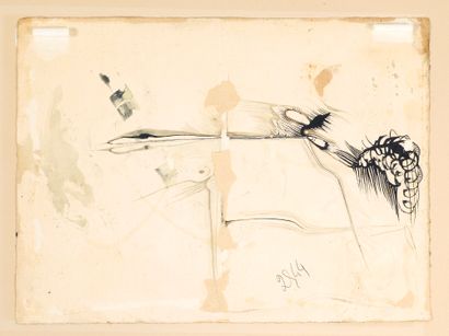 20th century French school
Fantastic animals
Ink,...