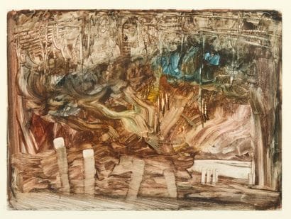 Eugène GABRITSCHEVSKY (1893-1979)
Cave entrance
Ink...
