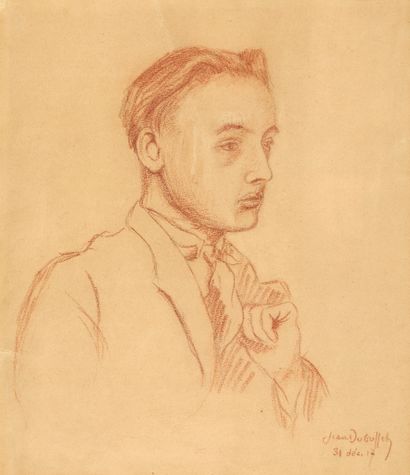 Jean DUBUFFET (1901-1985)
Portrait of Salacrou,...