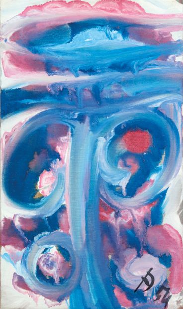 20th century French school
Tourneciel, 1954
Oil...
