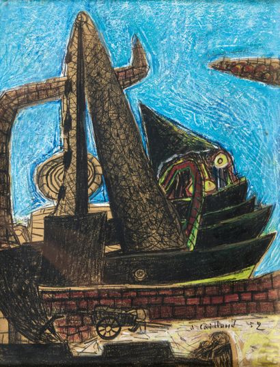 Aristide CAILLAUD (1902-1990)
Unloading,...