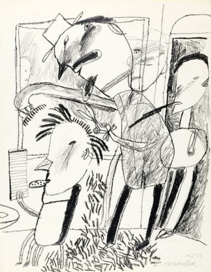 Jacques FLECHEMULLER (1945)
Three figures,...