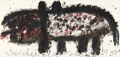 Michel NEDJAR (1947)
Animal, 1997
Gouache...