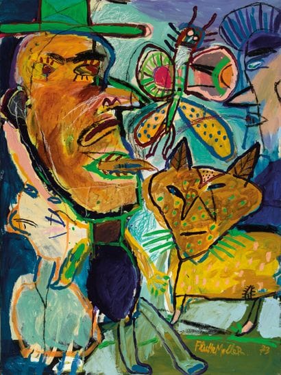 Jacques FLECHEMULLER (1945)
Two figures,...