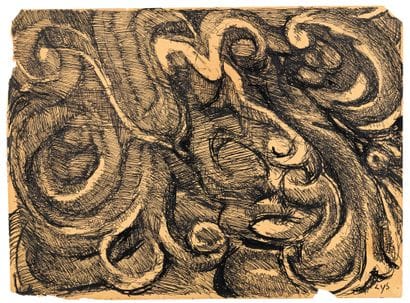 Louis SOUTTER (1871-1942)
Lilies
India ink...