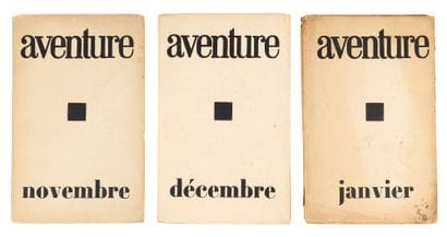 REVUE. AVENTURE. Gérant : René Crevel. N°...