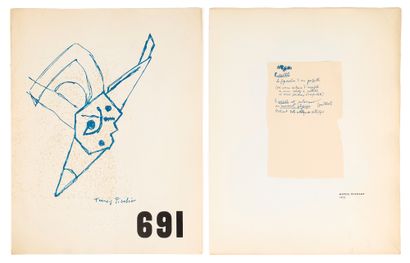 PICABIA Francis. 691. PAB, 1959. In-4, en...