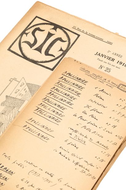 REVUE. SIC (SONS - IDÉES - COULEURS). Du...