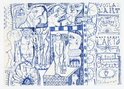 Mario CHICHORRO (1932-2023)
Voilà l'art,...