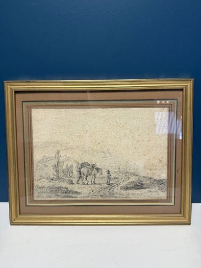 Ecole du XIXème siècle
Les petits pêcheurs...
