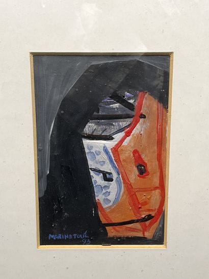 Marina TOLIC
Visage féminin : autoportrait,...