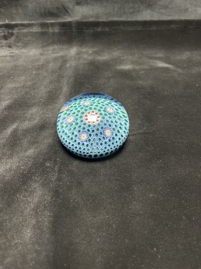 SAINT-LOUIS
Presse-papiers «millefiori bleu...