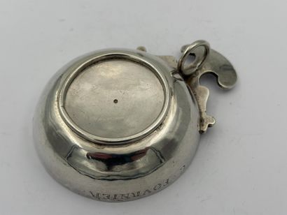 DIJON 1750
Silver wine cup resting on a bat,...