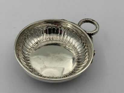 PARIS 1738. 
Silver wine cup, the body with...