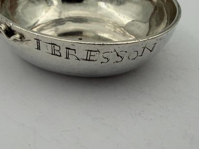 CHATILLON SUR SEINE 1757.
Silver wine cup,...