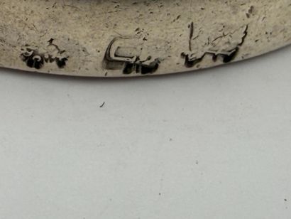PARIS 1783
Silver wine cup, plain body. Serpentiform...