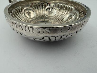 MACON 1784
Silver wine cup, the body chased...