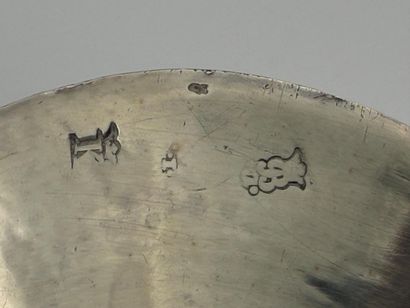 BORDEAUX 1771
Silver wine cup with umbilicus,...
