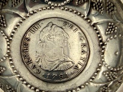 TREVOUX 1771-82
Silver wine cup, the body...