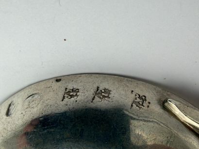 TOURS 1789
Very small silver wine cup, plain...
