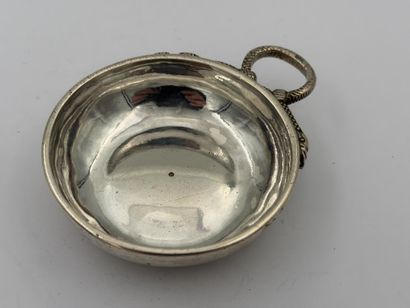 PARIS 1783
Silver wine cup, plain body. Serpentiform...