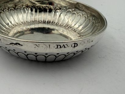 PARIS 1738. 
Silver wine cup, the body with...