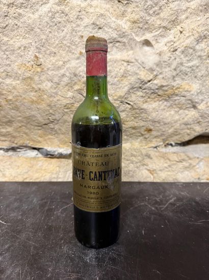 1 bottle Château Brane Cantenac 1980 Margaux,...