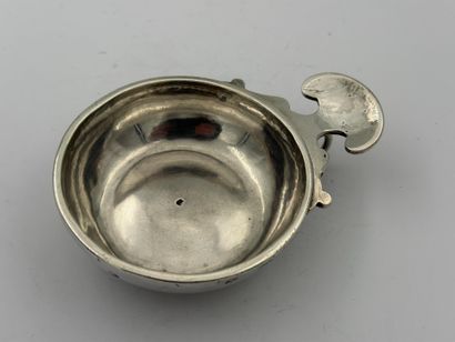 DIJON 1750
Silver wine cup resting on a bat,...