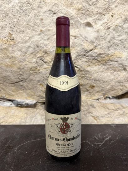 1 bottle Charmes-Chambertin GC 1991 Guy Castagnier,...