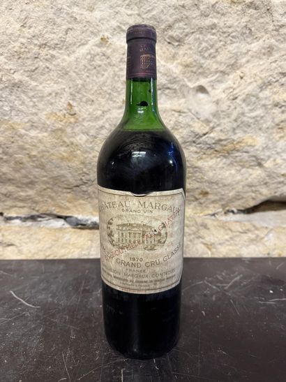 1 magnum Château Margaux 1970 level: mid-shoulder,...