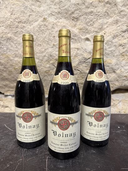 3 bottles Volnay 1999 Domaine Michel Lafarge,...