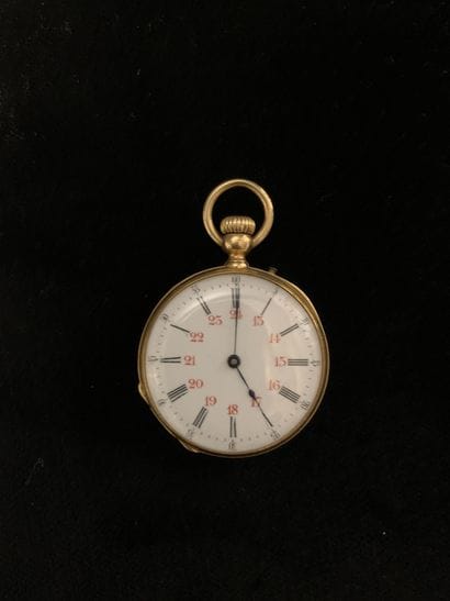 Chaudé à Paris
N° 5853
Montre de col en or...