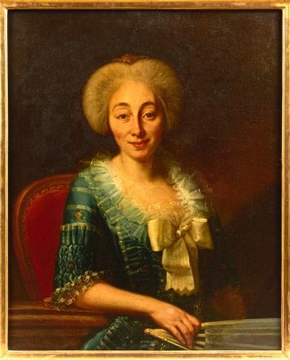 French School, late 18th century
An elegant...