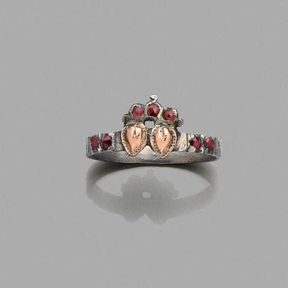 Bague 
en argent, dite 