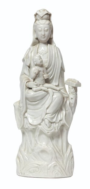 CHINE, Dehua - XIXème siècle
Statuette de...
