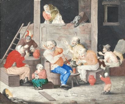 École hollandaise du XVIIème siècle
La Joyeuse...
